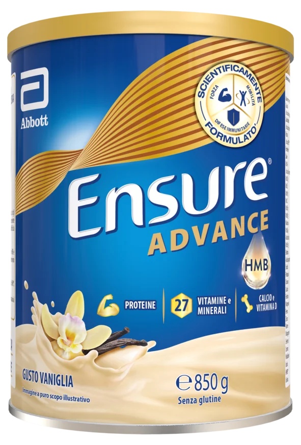 ENSURE Abbott Ensure Advance Vanilla 850g eiwitsupplementpoeder voor botten en spieren