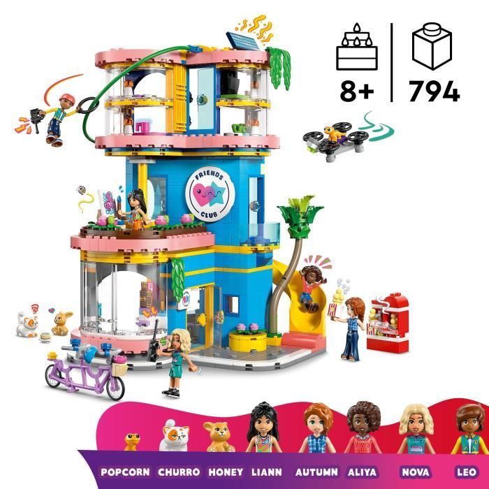 LEGO Friends 42689 Clubhuis van Heartlake City - Bouwset voor kinderen vanaf 8 jaar - Cadeau