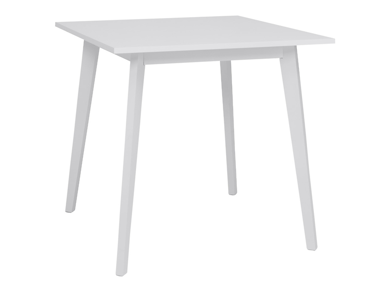 Stół kwadratowy Asti 80 cm biały alpejski