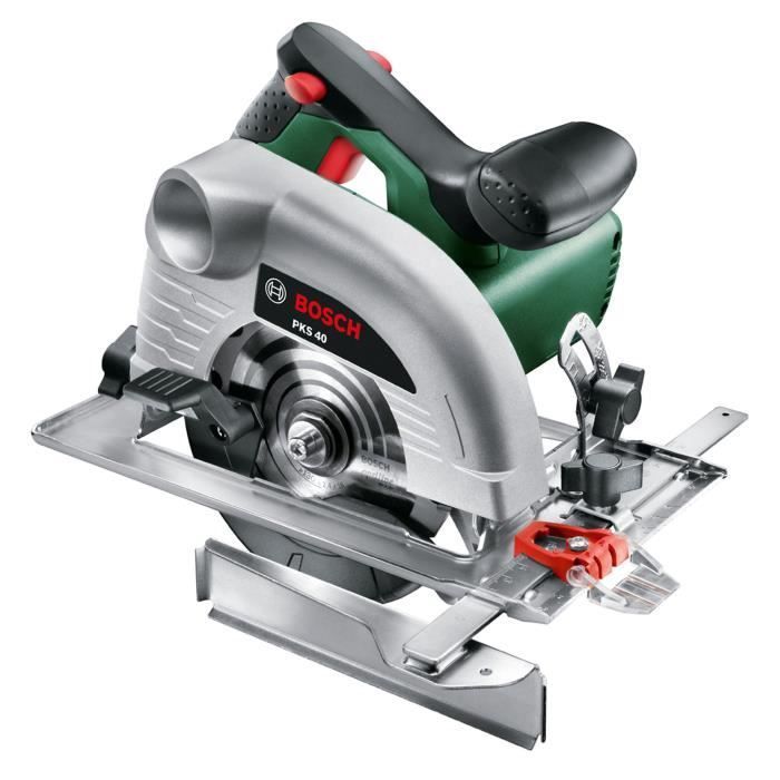 BOSCH Circular Saw - PKS 40 - 850W - Straight and mitre cuts up to 40mm deep