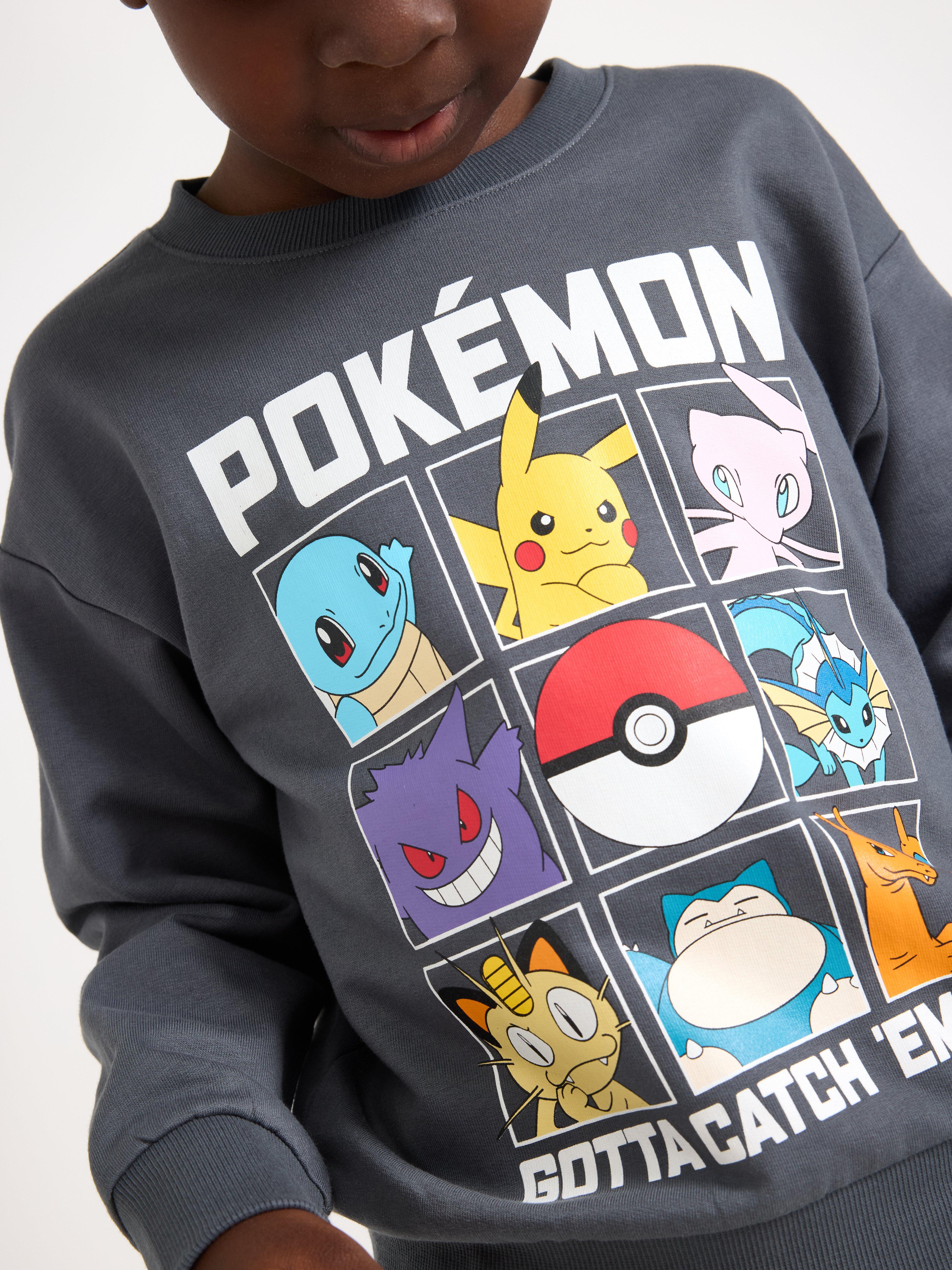 Sudadera Pokémon gris oscuro