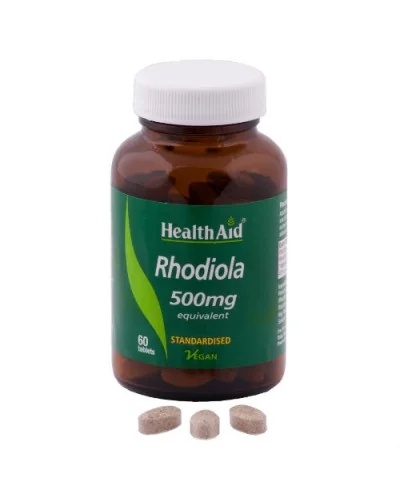 Aide à la santé Rhodiola Rosea 60 comprimés Effet tonique-adaptogène et améliorant l'humeur