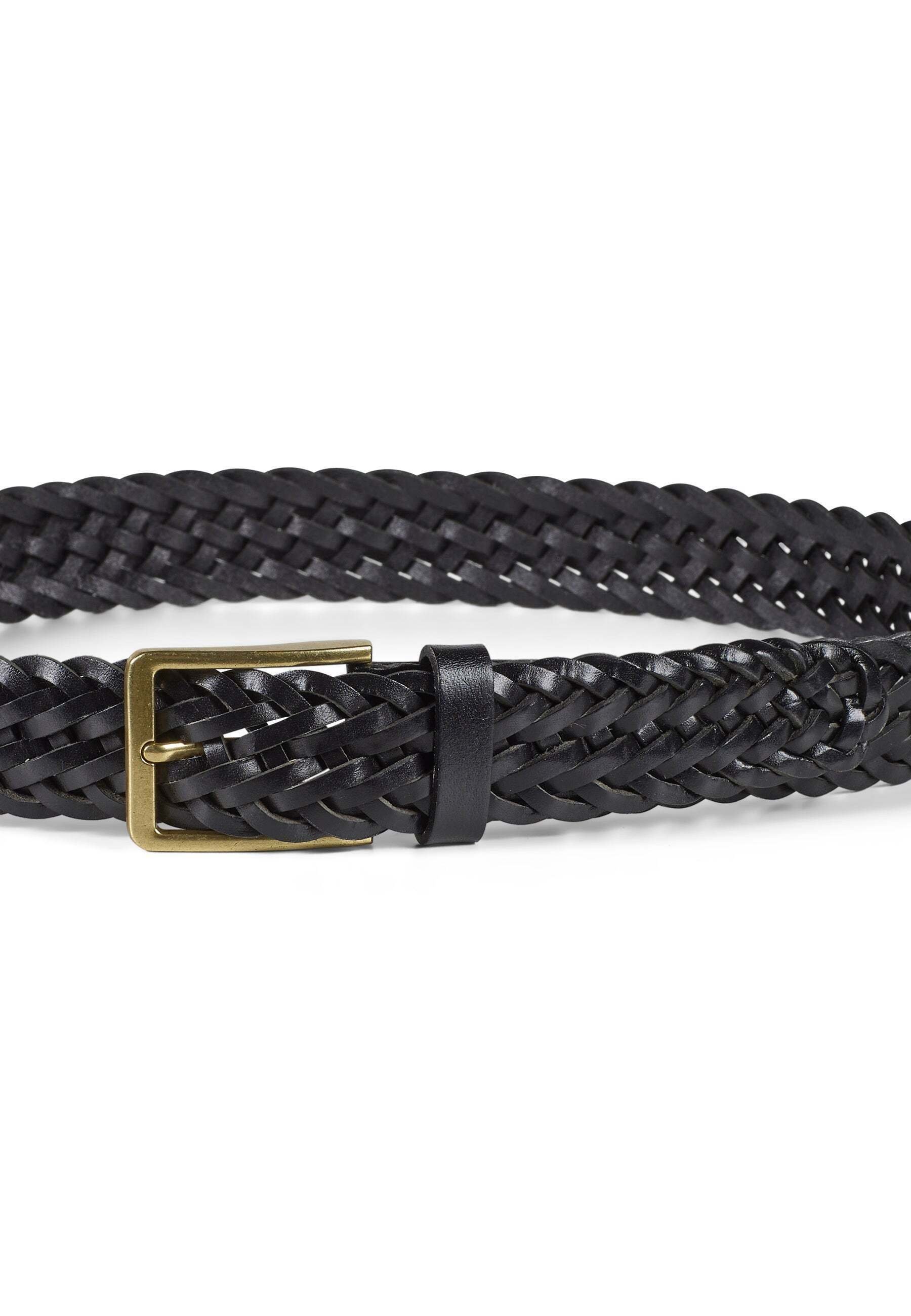 Howard London ANDREW - Gevlochten riem - zwart
