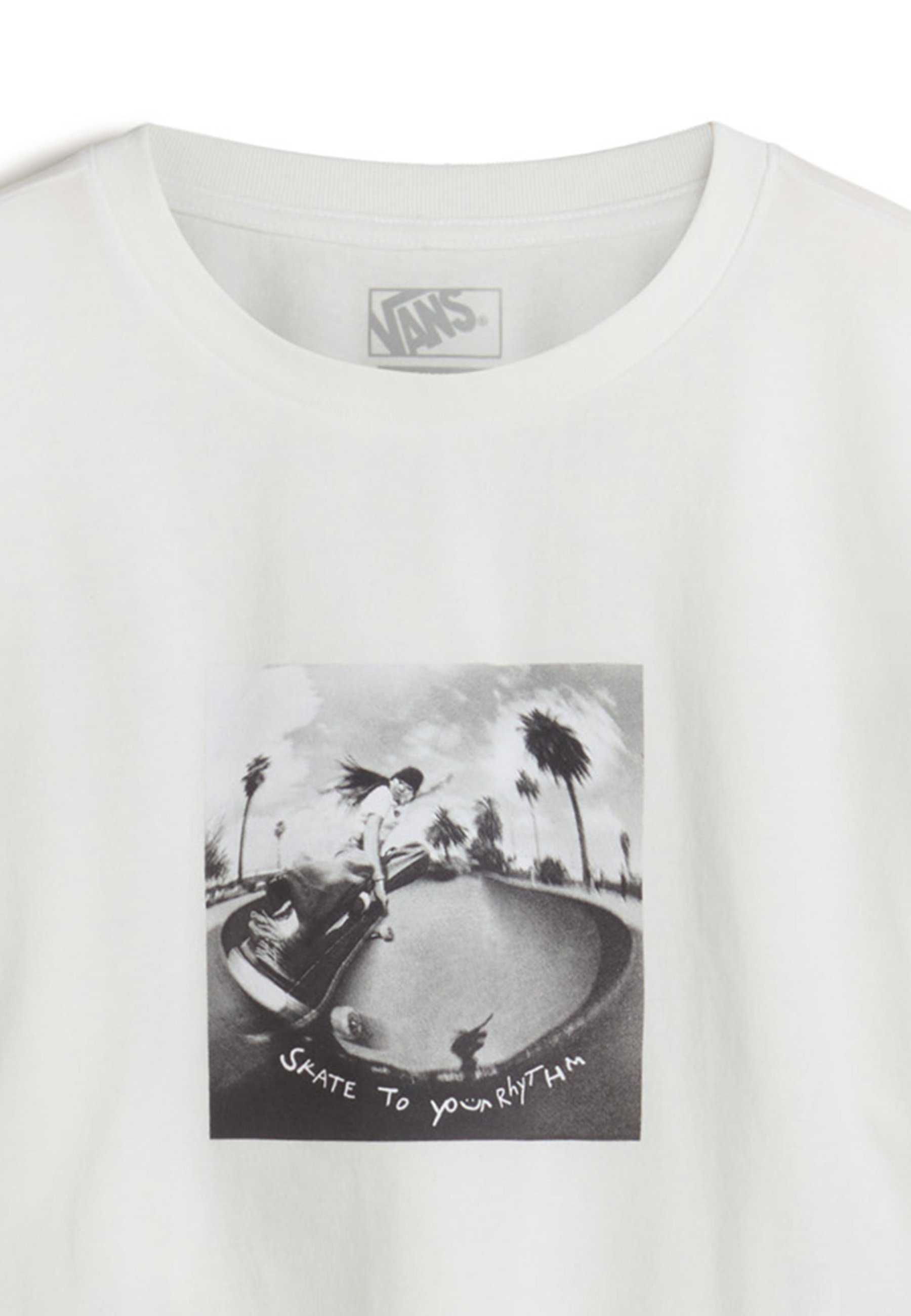 Vans RHYTHM - Spausdinti marškinėliai - balti