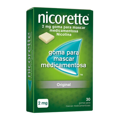 Nicorette Nicorette 2 mg 30 nikotintuggummin 30 enheter 30 enheter