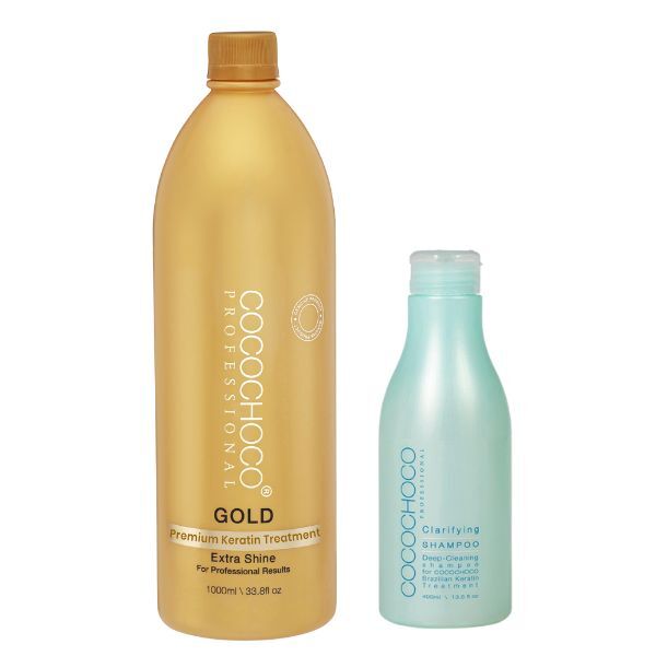 Kit de tratamento de queratina brasileira Cocochoco Gold para salão de beleza