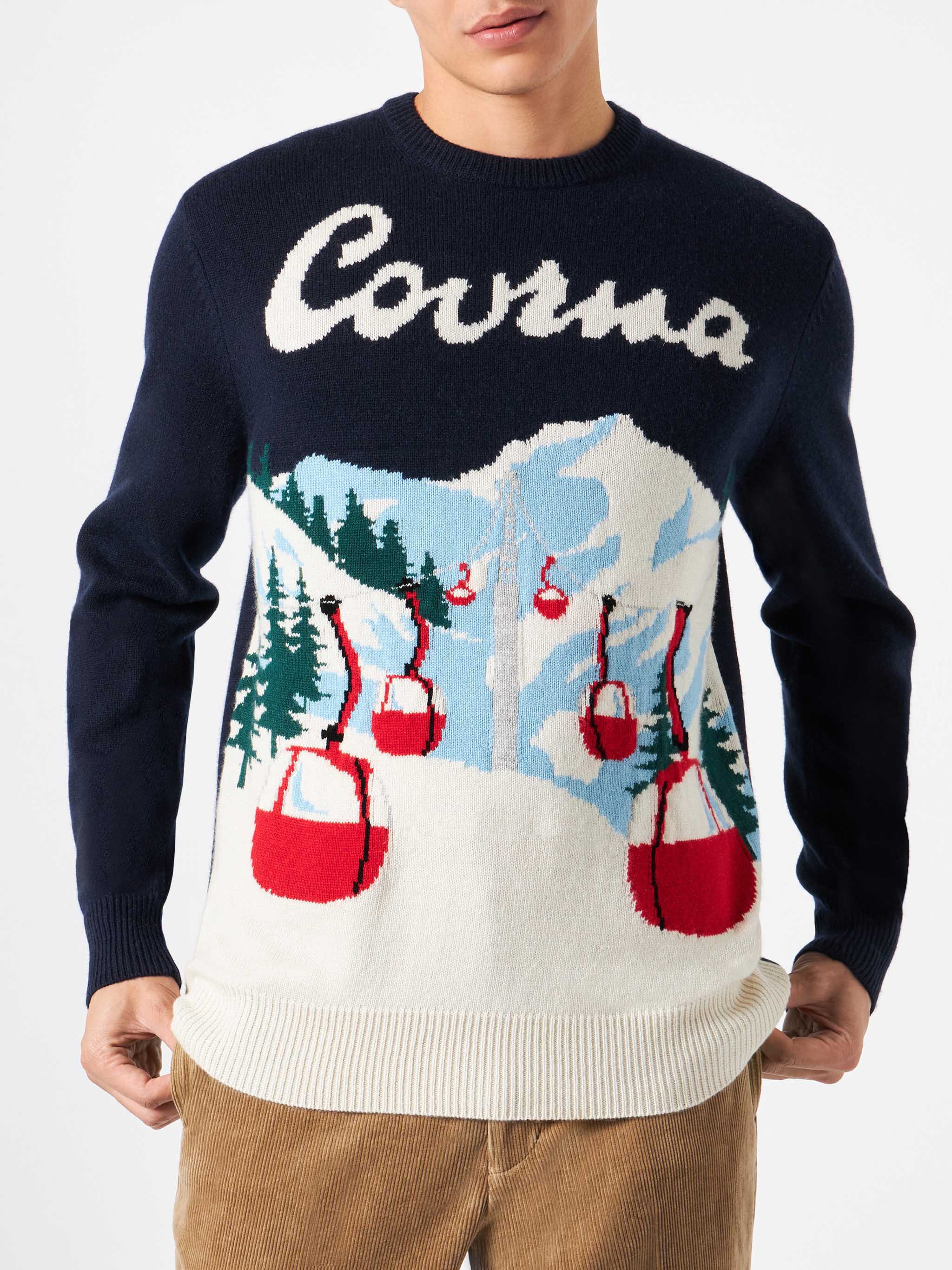 Herentrui met ansichtkaart van Courmayeur