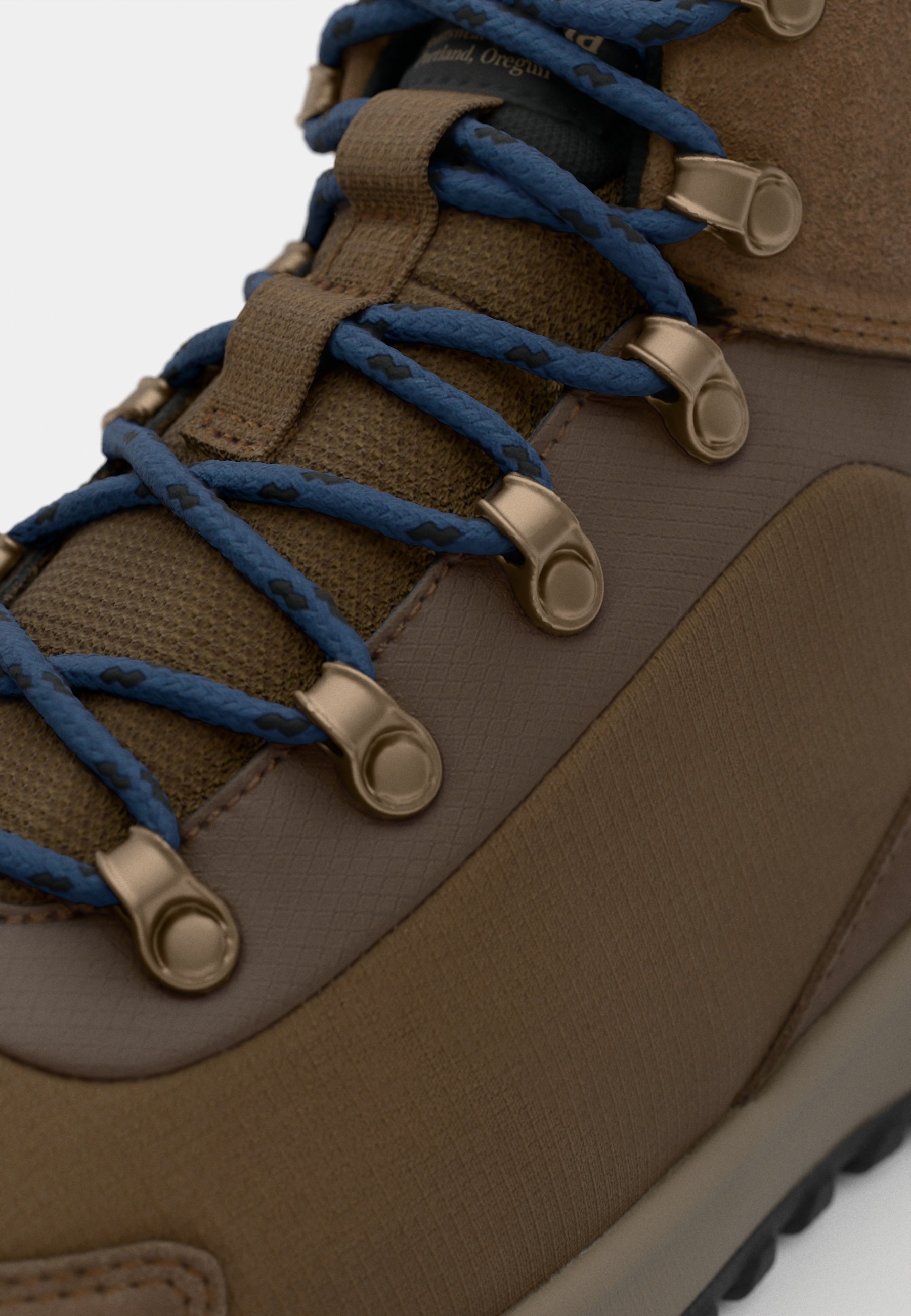 Columbia BURNSIDER WATERPROOF - Wandelschoenen - donkerbruin/donker berg