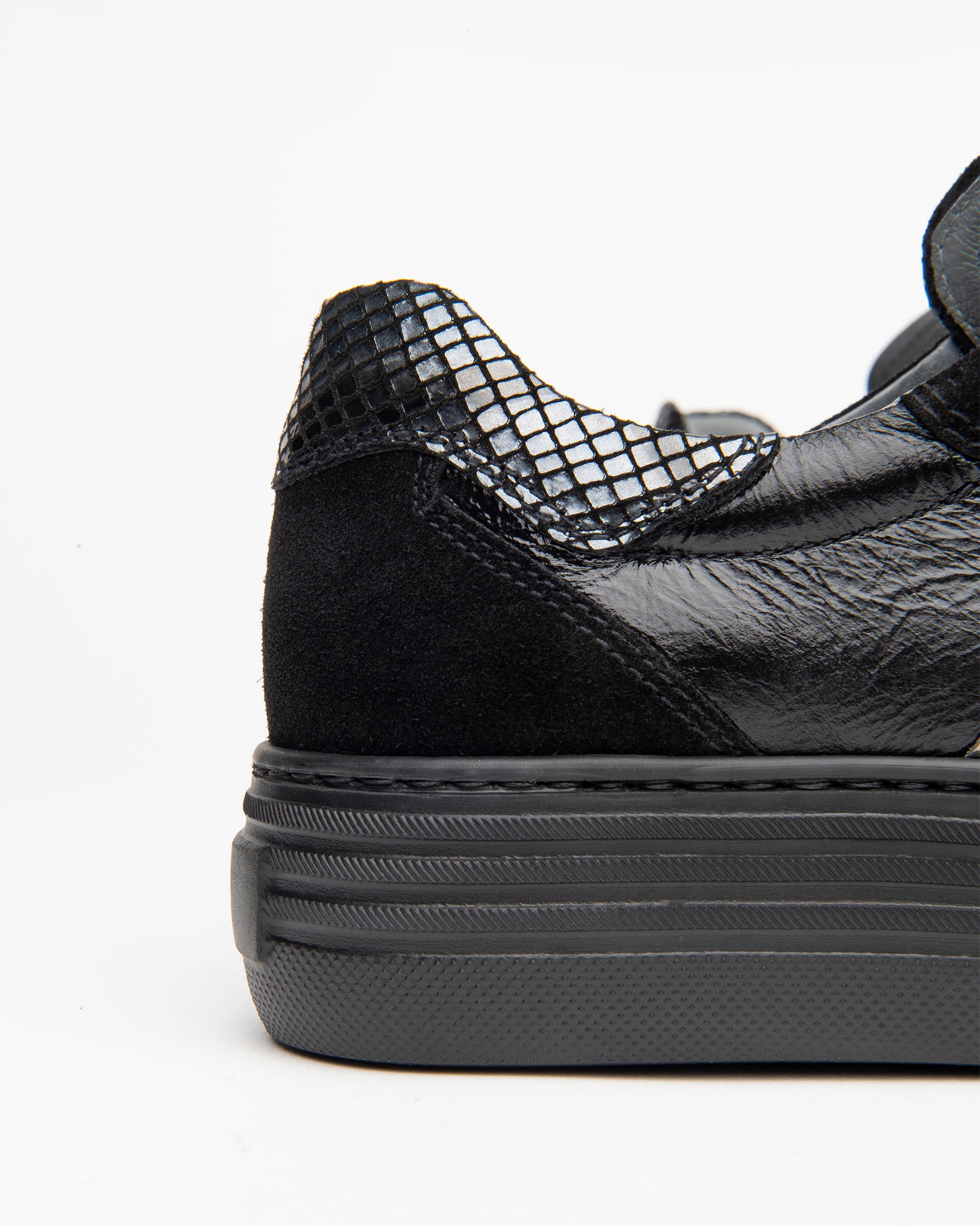  Baskets en cuir et daim pour femmes
