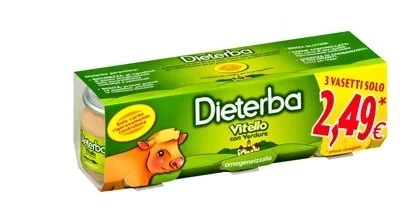 DIETERBA Kalbfleischhomogenat von Dieterba, 3 Gläser à 80 g