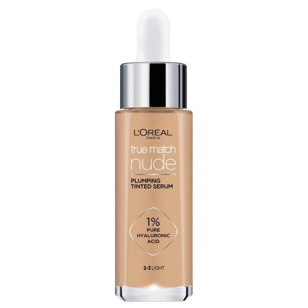 L'Oréal Paris True Match Nude 2-3 Light Volumegevend Tinted Serum Foundation<br>30ml