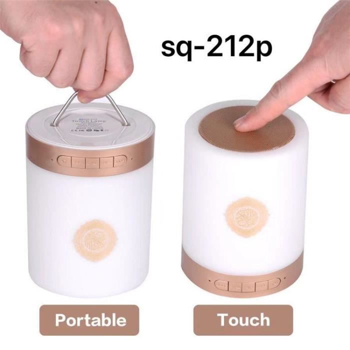 Altavoz Bluetooth para el Corán - Luz nocturna LED - Islam musulmán - Mujer embarazada Bebé