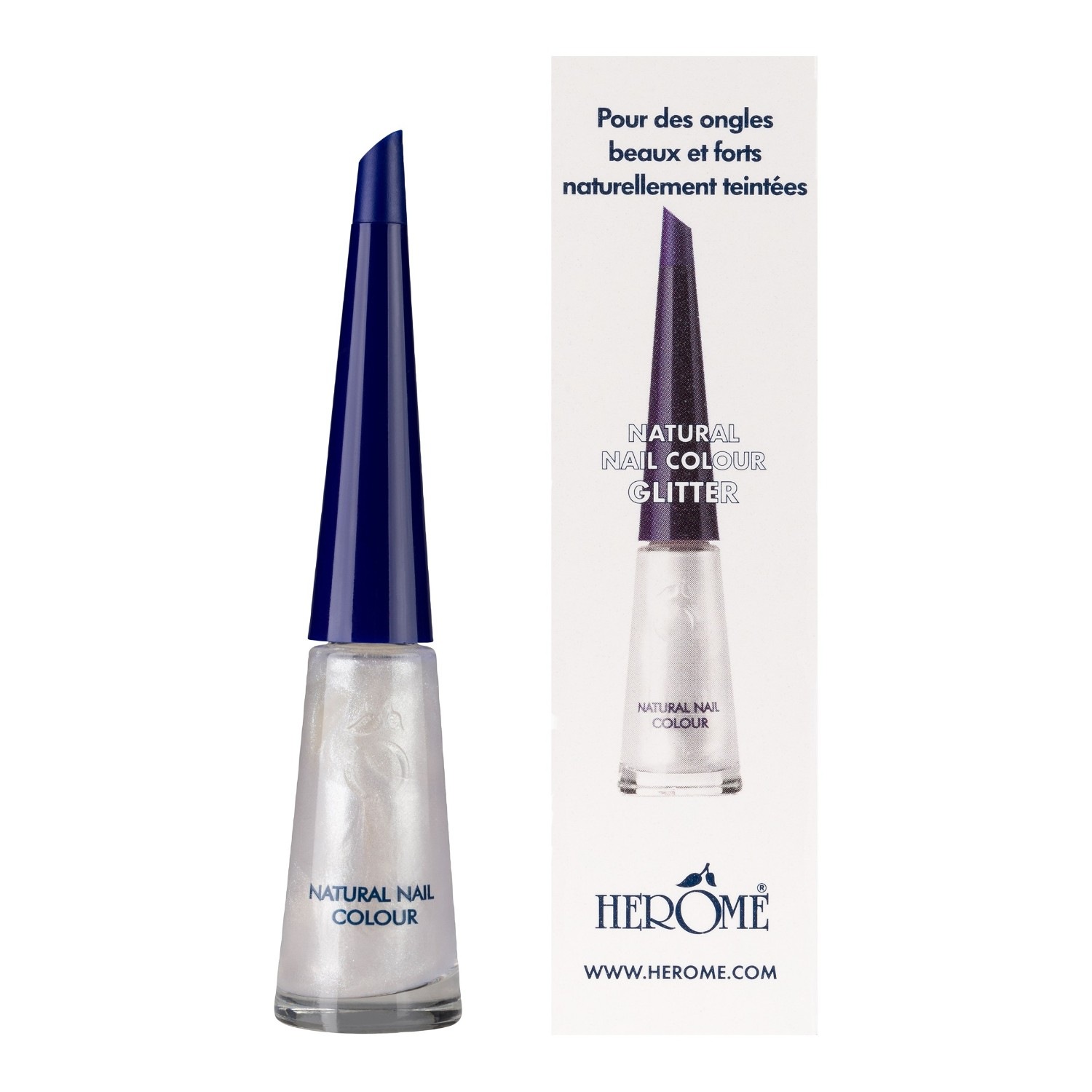 Herome Cosmetics Durcisseur doux glitter pour ongles