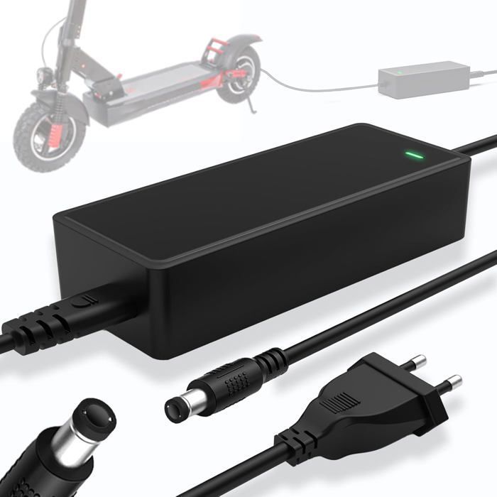 54.6V 2A Electric Scooter Charger, 48V Hoverboard Battery Charger for Electric Scooters and Electric Bikes