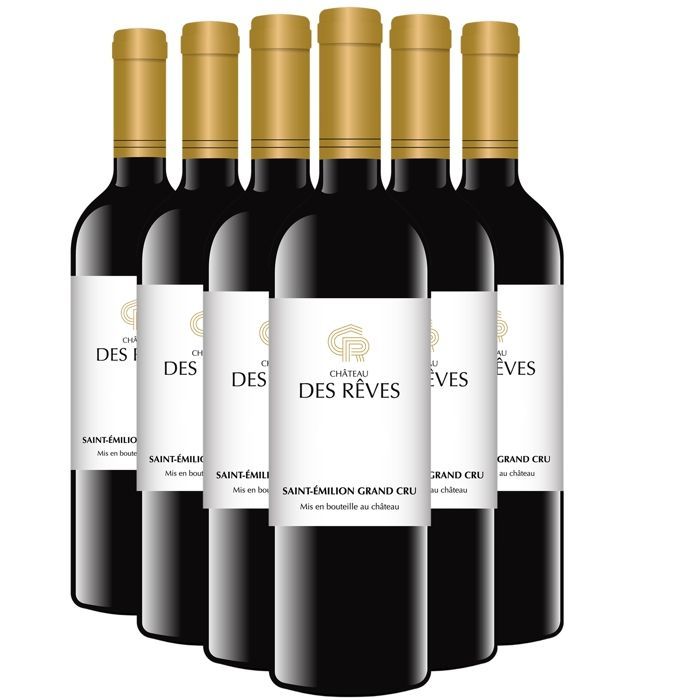 Château des Rêves Saint-Emilion Grand Cru 2022 - Bordeaux Red Wine (6x75cl)