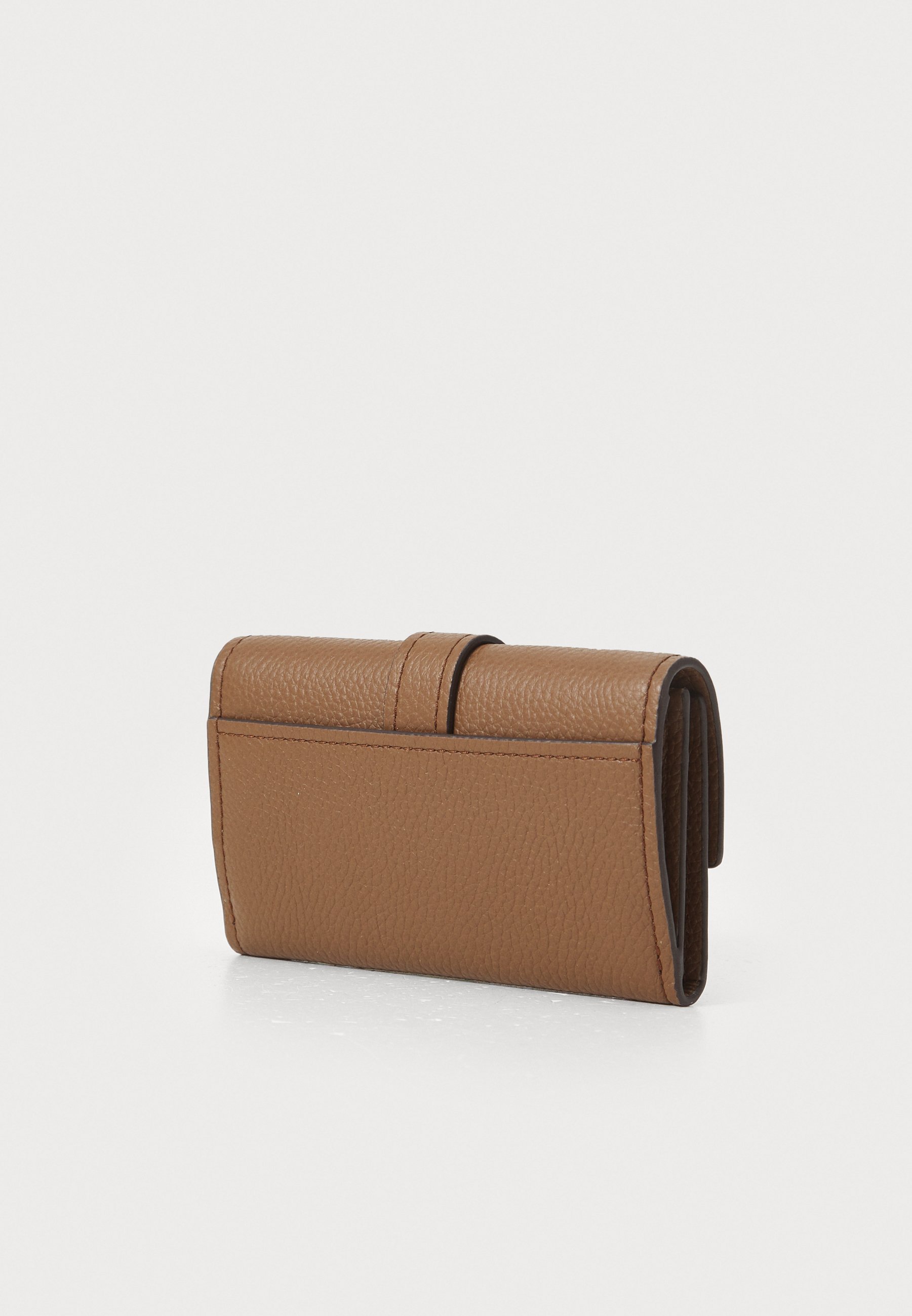 MICHAEL Michael Kors NOLITA FLAP HÁROMFÉLE FÉLRE FEDETT PÉNZTÁRCA - Pénztárca - sötét karamell