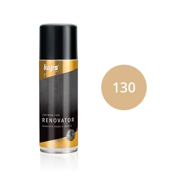 Rénovateur pour chaussures en daim et nubuck - Kaps Renovator - 200ml | #130 - Beige