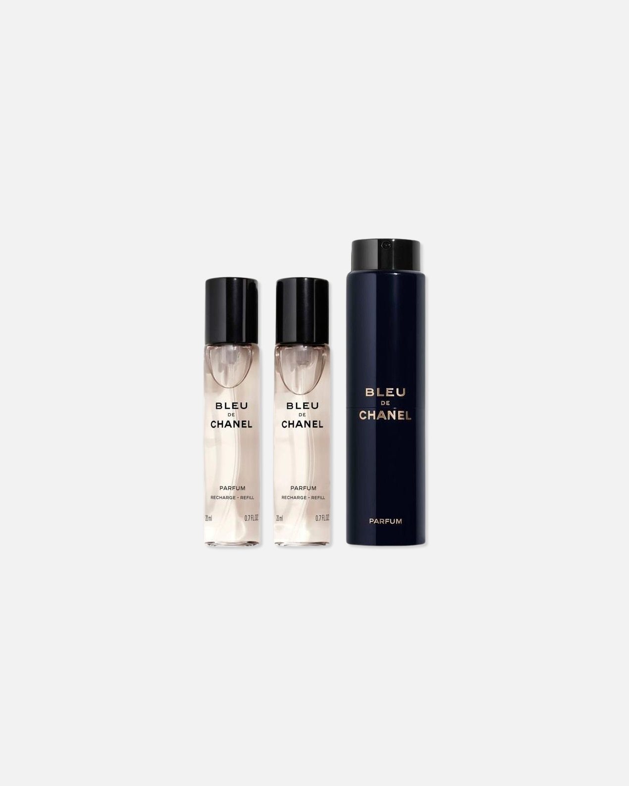 CHANEL Parfem BLEU DE CHANEL Bočica s raspršivačem i okretanjem, punjiva, 3 x 20 ml - Parfem - 60 ml