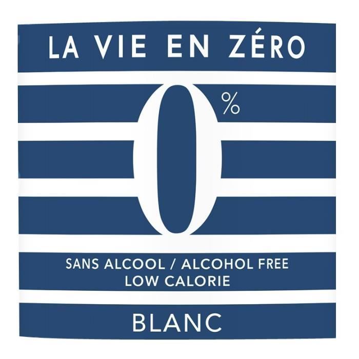 Zero Life - Bebida sin alcohol a base de vino - Blanca