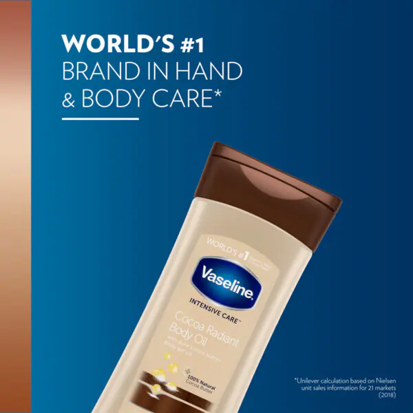 Vaseline intensivpleie kroppsolje kakao strålende 200ml