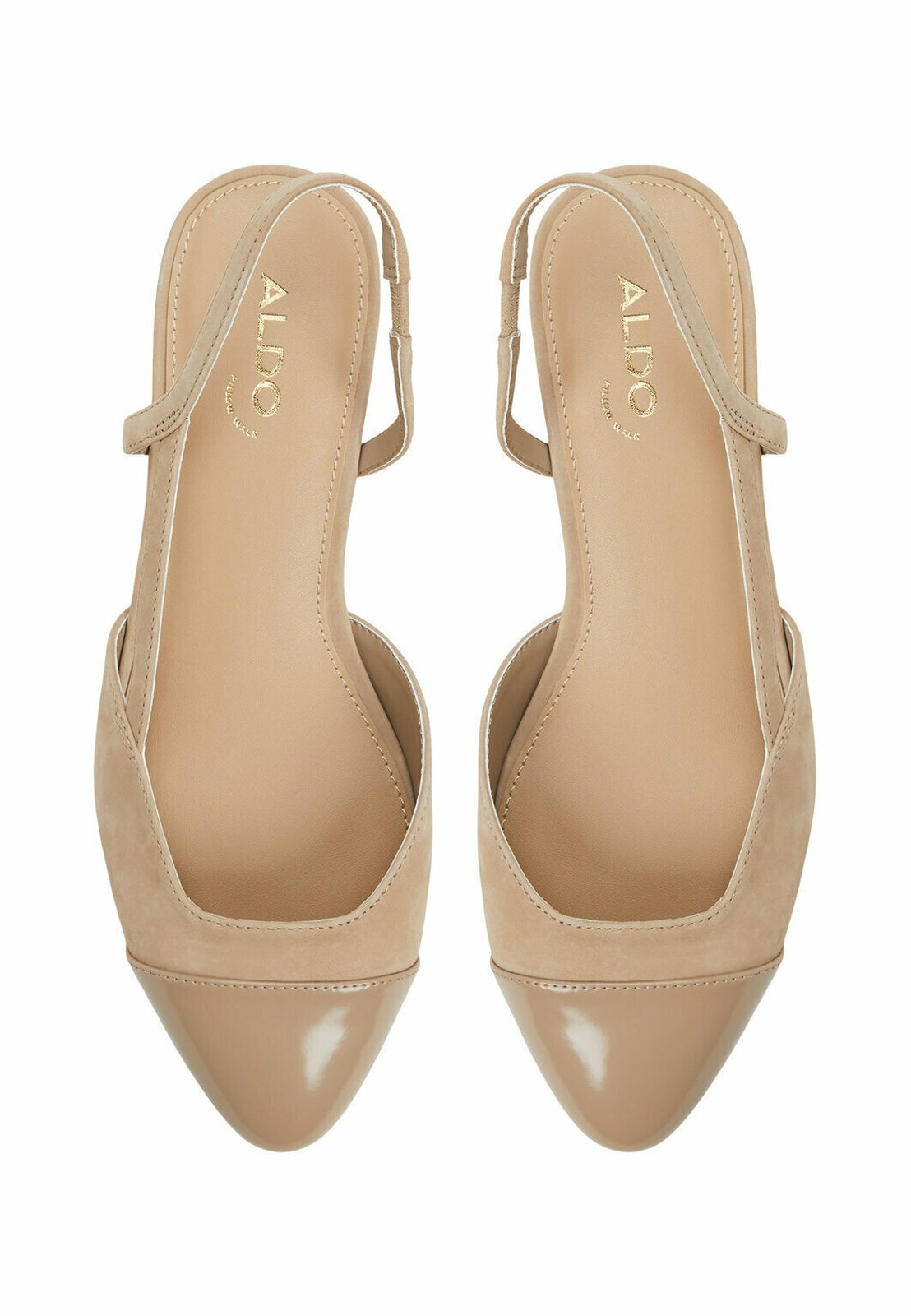 ALDO CLEMENTINNE - Ballerina's met slingback - medium beige