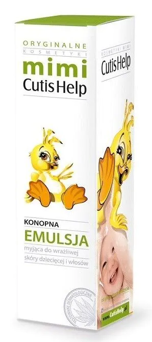 CutisHelp Mimi Emulsja konopna do mycia ciała i włosów dzieci