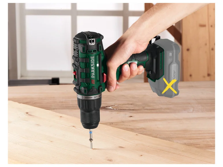 PARKSIDE® Akkuporakone/Ruuvinväännin PABS 20-Li G8, 20 V