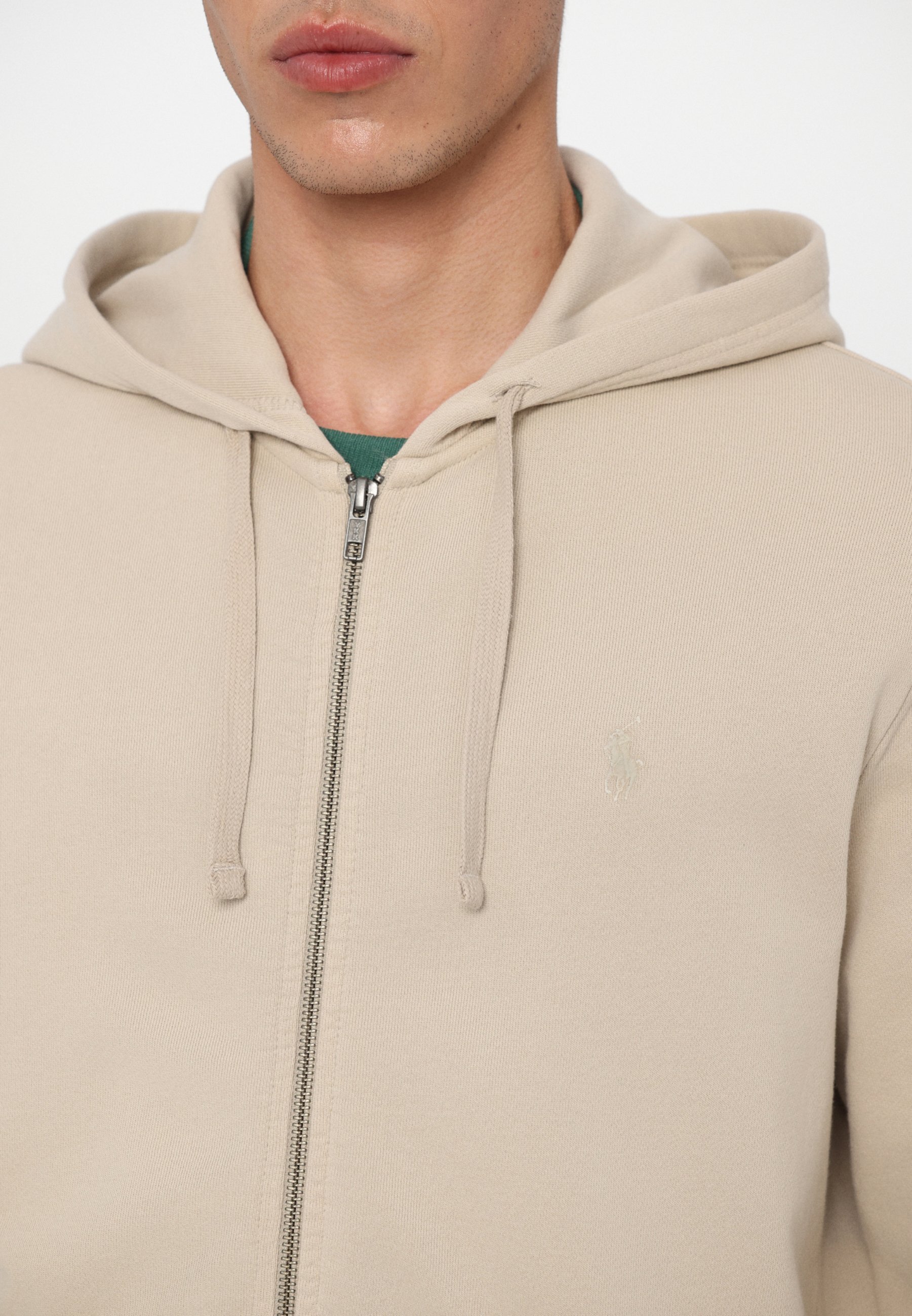 HOODIE LOOPBACK FLEECE FULL-ZIP - Mikina na zip - black