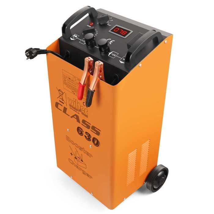 Φορτιστής μπαταρίας Wiltec Boost 630 – 12V και 24V – Φόρτιση για μοτοσικλέτες, αυτοκίνητα και οχήματα κατασκευών – Γρήγορη φόρτιση