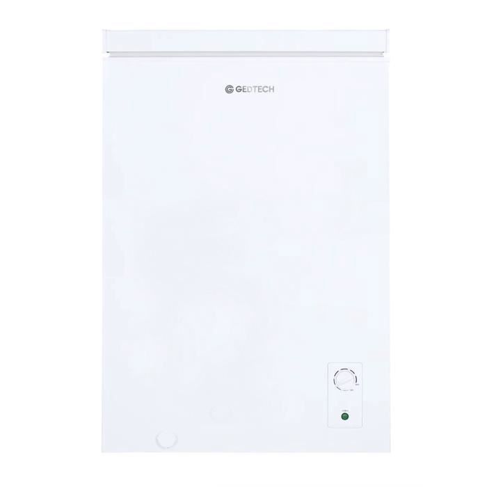 Congelador horizontal GEDTECH de 99 litros (GCO99L) - Independiente - Silencioso - Blanco