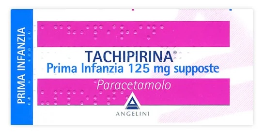 TACHIPIRINA Tachipirina voor jonge kinderen 125 mg 10 zetpillen Paracetamol