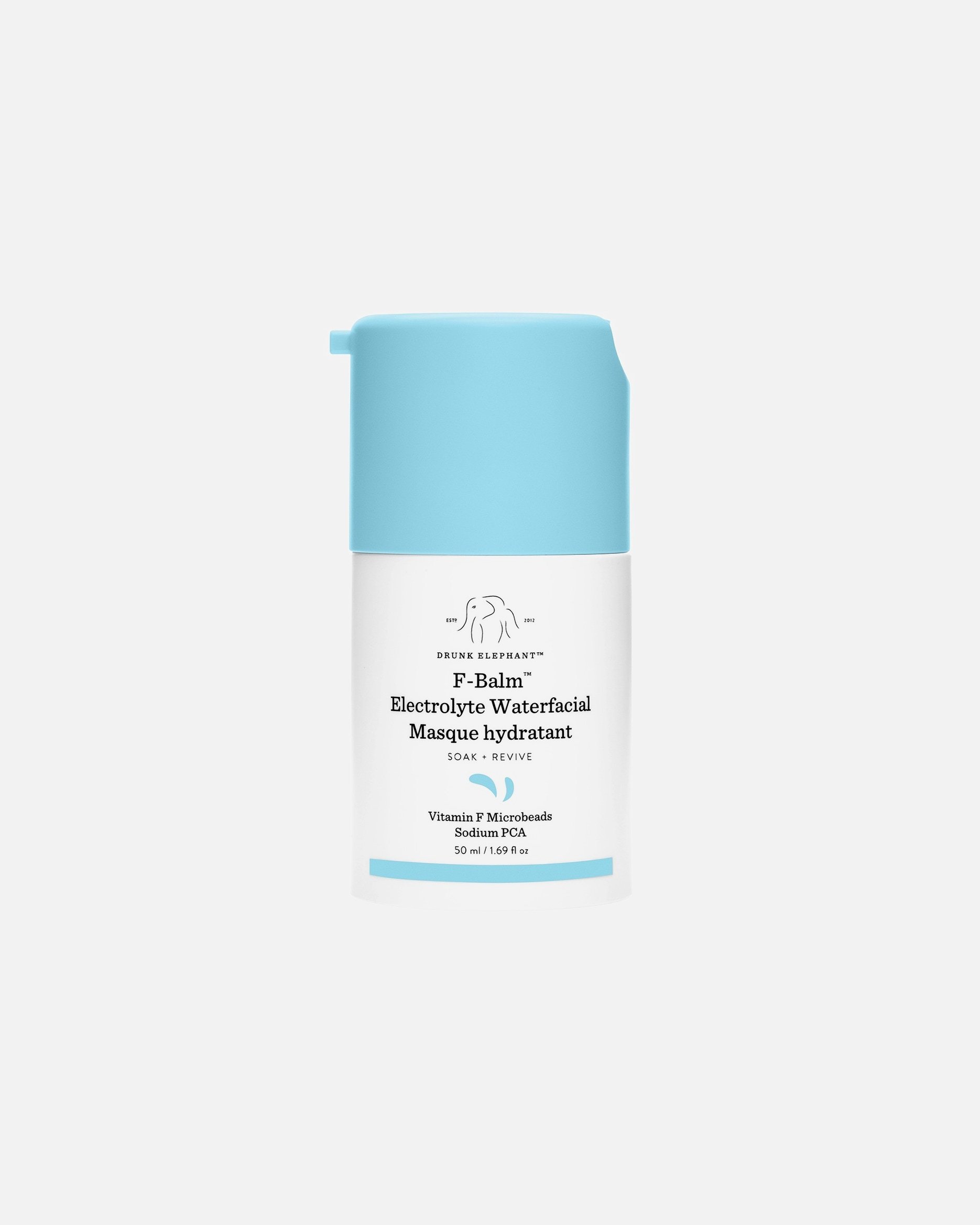 Drunk Elephant mitrinošā maska F-Balm™ elektrolītu sejas kopšanas līdzeklis - 15 ml