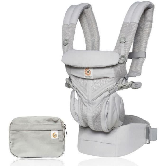 Portabebés Ergobaby Omni 360 Cool Air Mesh - Gris perla