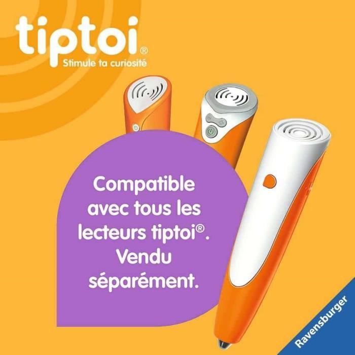 tiptoi® Mi libro ilustrado de palabras: Animales, libro interactivo, juego educativo electrónico, sin pantallas - A partir de 3 años - 13099010, Ravensburger