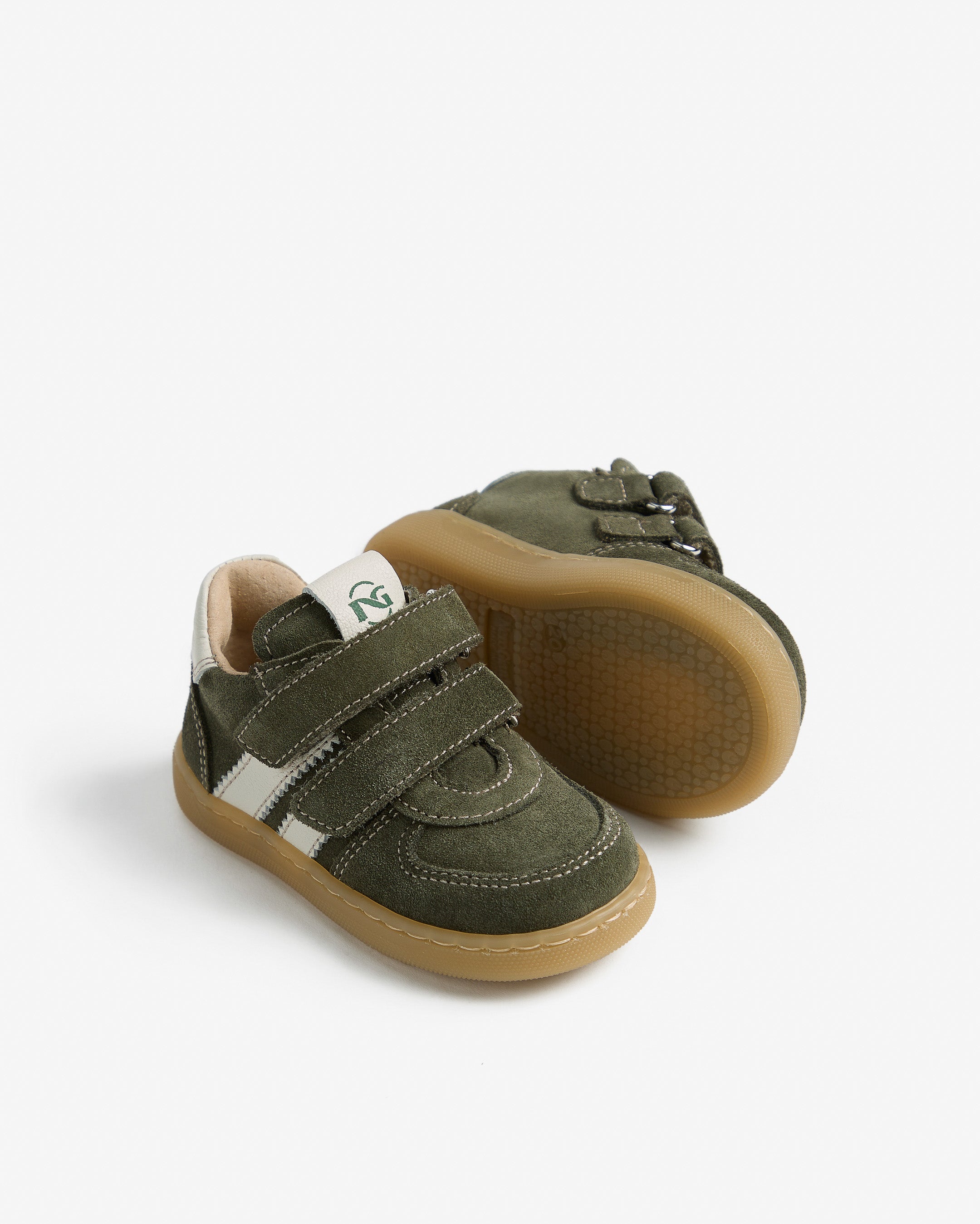  Baskets junior en daim et cuir pour enfants