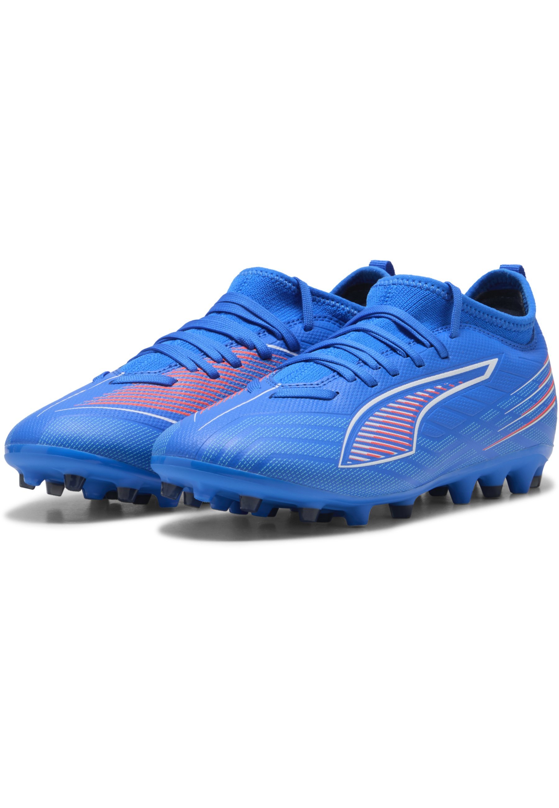 Puma Firm-ground voetbalschoenen - ultrablauw/Puma wit/gloeiend rood