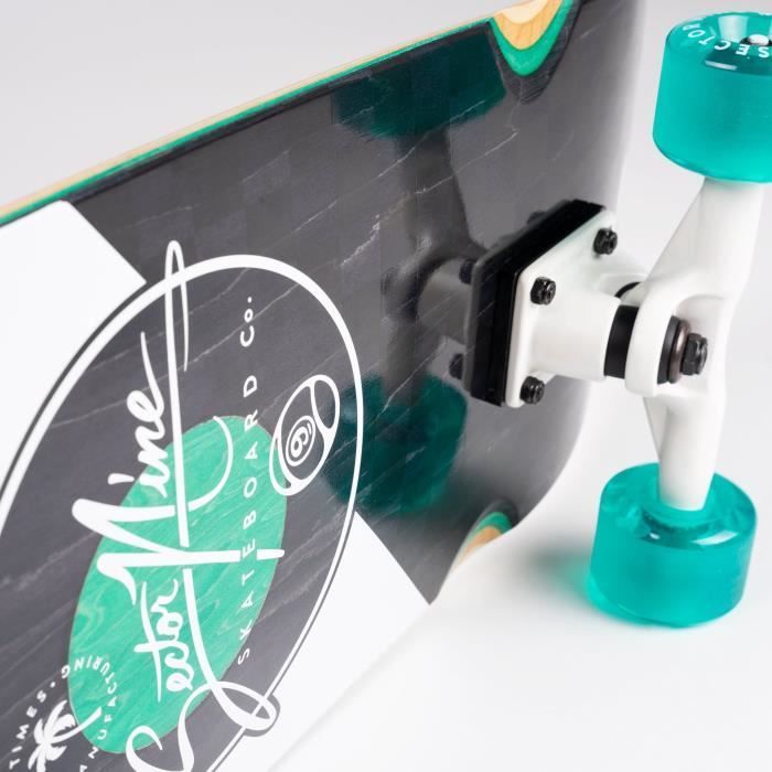 Planche de skate Sector 9 Mosaic Fat Wave - gris/bleu - 30x9,8x16