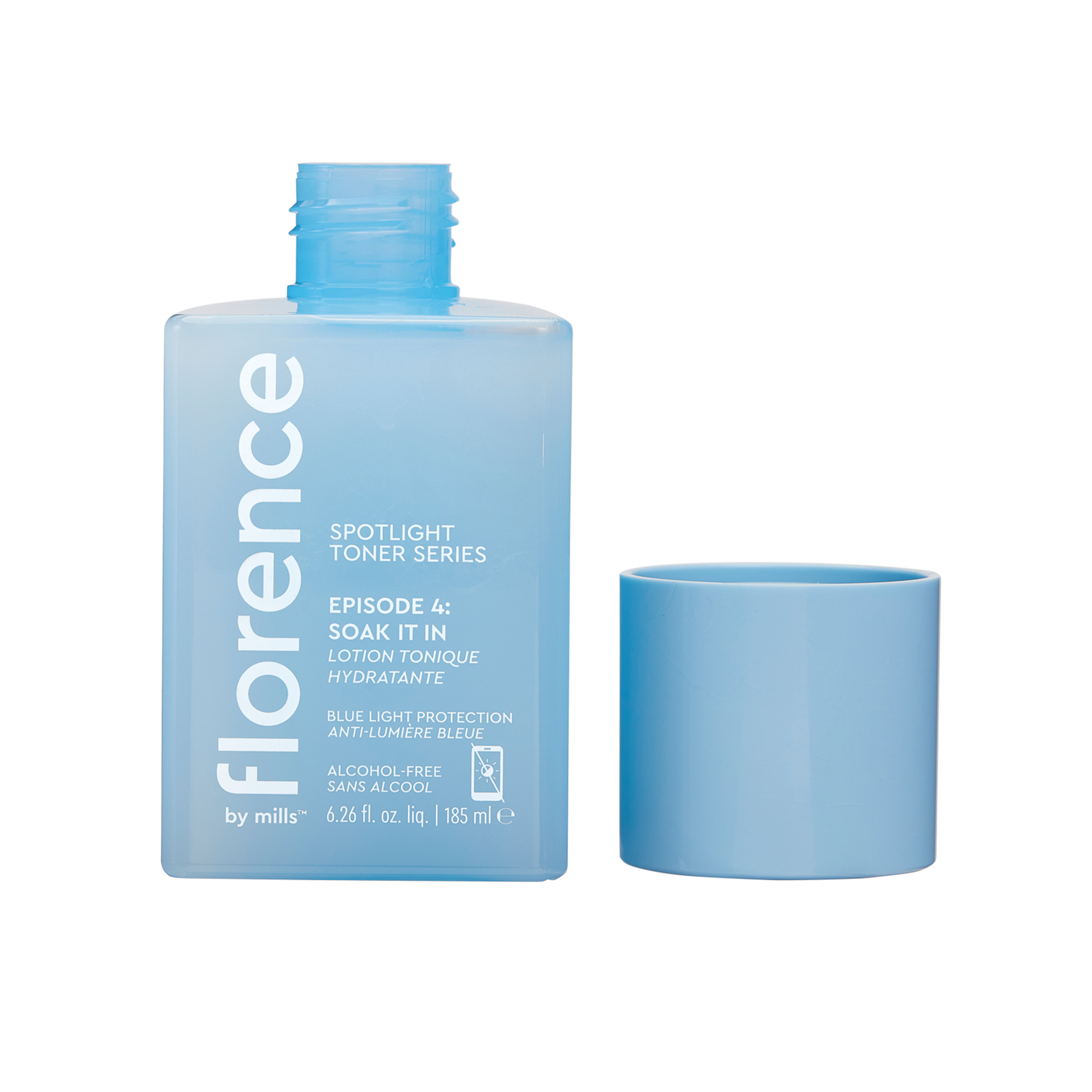 Episodul 4: Loțiune tonică cu protecție împotriva luminii albastre Soak It In 185 ml - Florence By Mills