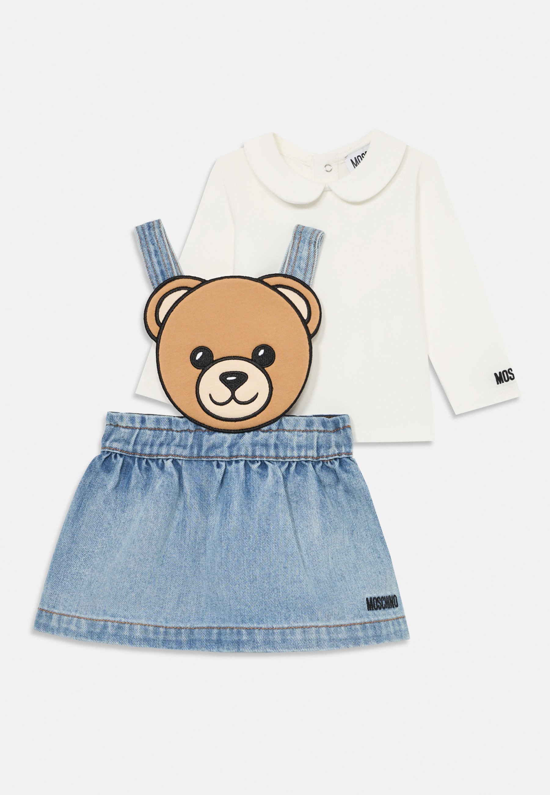 MOSCHINO BABYSET - Top met lange mouwen - donkerblauw