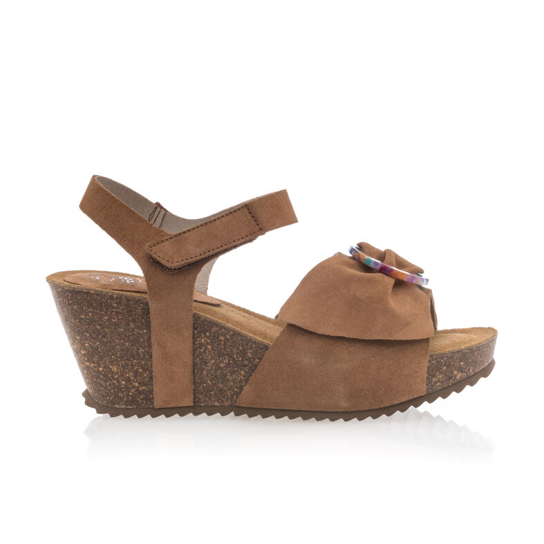 Brune sandaler / sko med åpen tå til dame