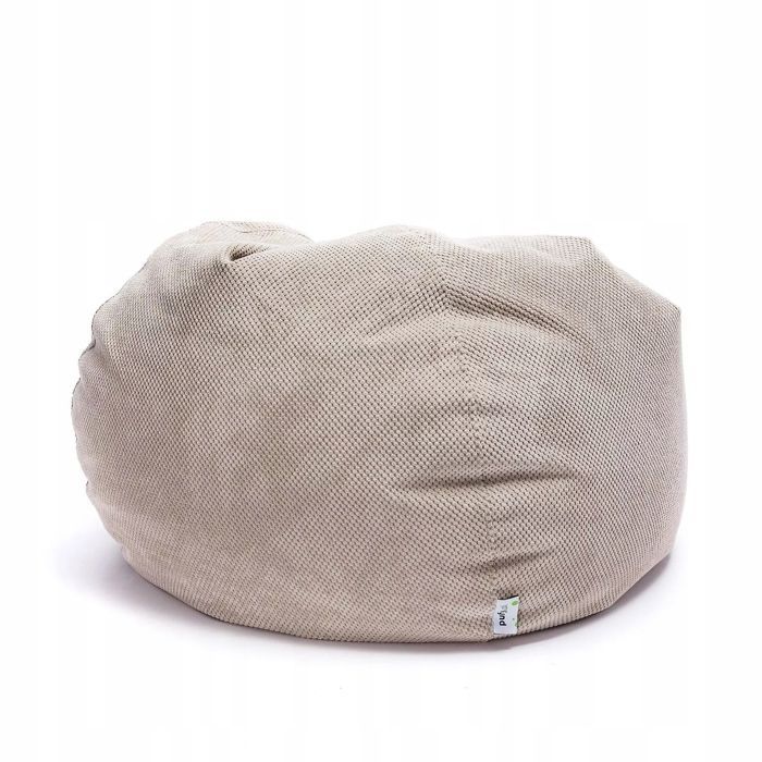 Sillón tipo puf Ecopuf - Sillón, sofá, cojín de suelo, puf para interior/exterior - Beige oscuro