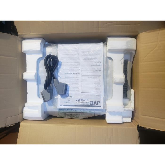 MAGNETOSCOPE JVC HR-V505 6 TETES HIFI STEREO LECTEUR ENREGISTREUR K7 CASSETTE VIDEO VHS VCR + TELECOMMANDE