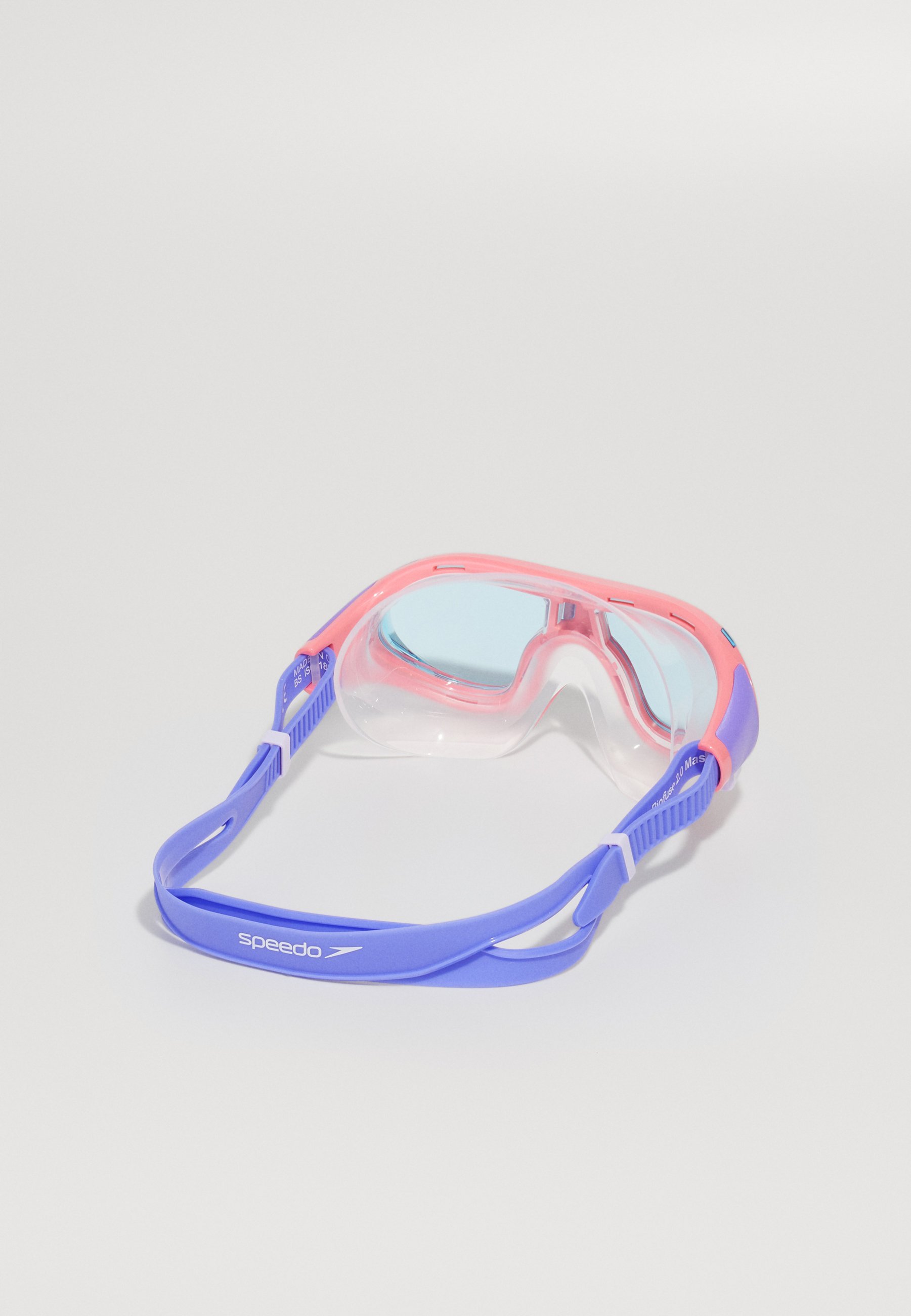 Masque Speedo JUNIOR BIOFUSE 2.0 unisexe - Lunettes de protection - rose limonade/acier
