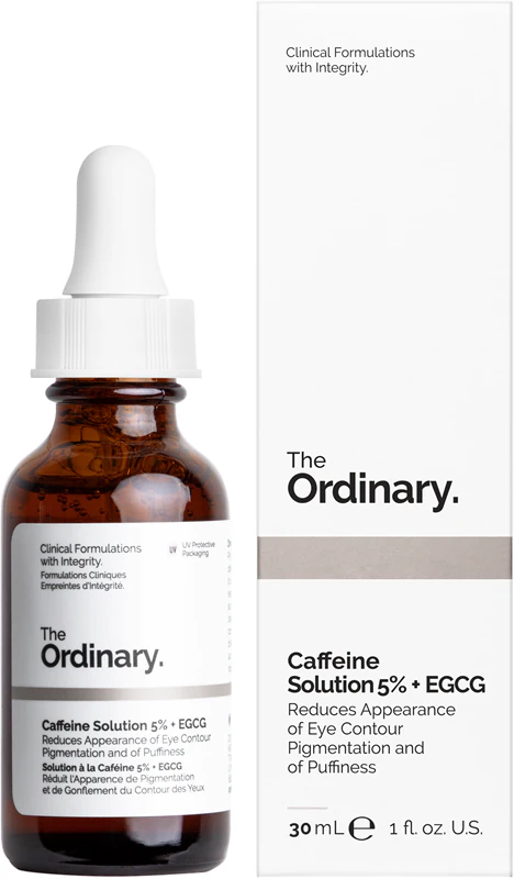Očné sérum The Ordinary Caffeine Solution 5% + EGCG na kruhy pod očami a opuchy