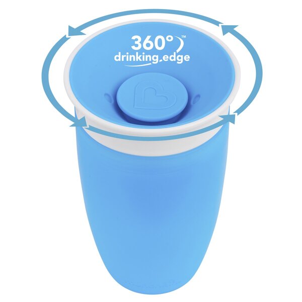 Munchkin Miracle 360° Kubek niekapek niebieski, 295 ml