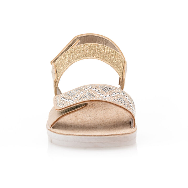 Gelbe Mädchensandalen / Zehenfreie Schuhe