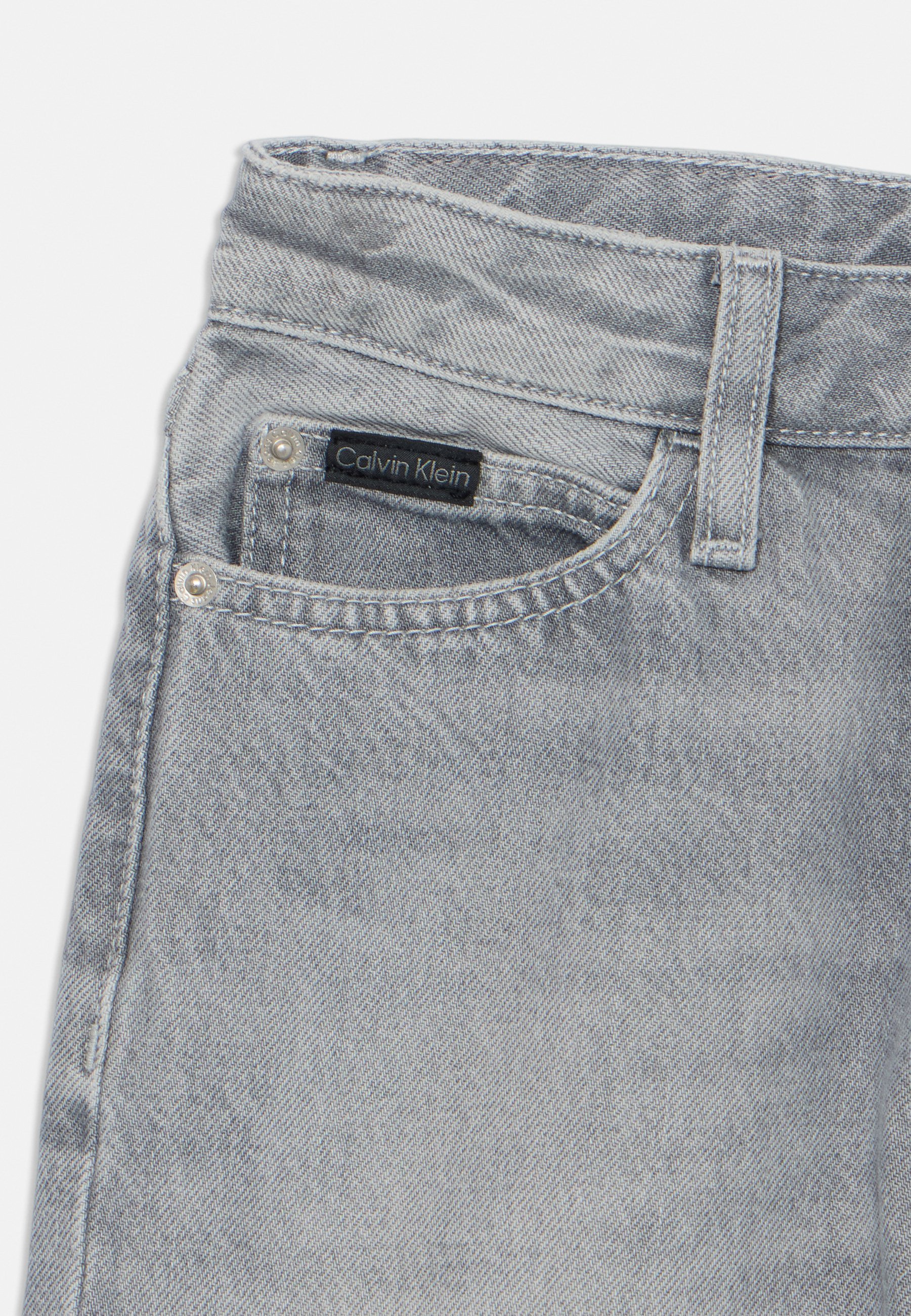 Calvin Klein Jeans BARREL - Straight leg -farkut - salt pepper grey