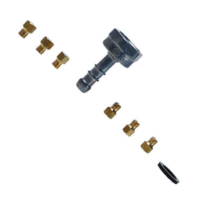 Kit injecteur gaz butane - Whirlpool - 480121102364 - Accessoires cuisinière - Gris - Compatible modèles variés