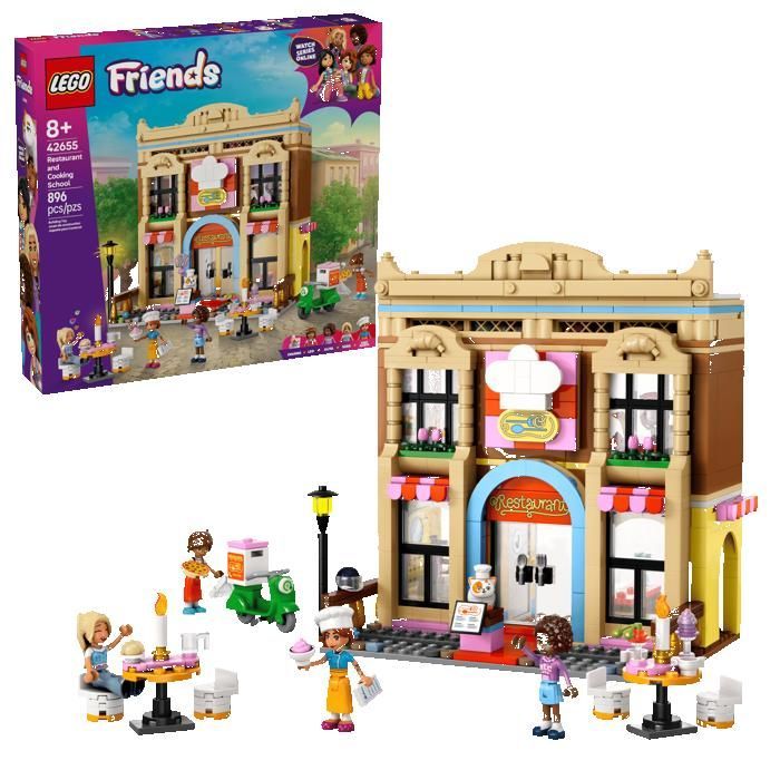 LEGO Friends 42655 Restaurant & Kookschool Cadeaus Speelgoed Verzamelobjecten 8+
