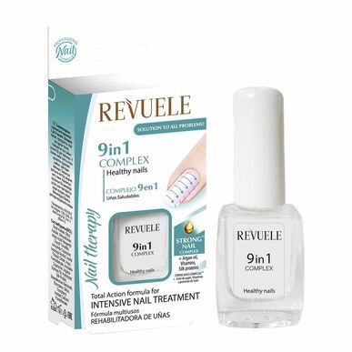 Revuele 9-i-1 neglelakk for sunne negler 10 ml 10 ml